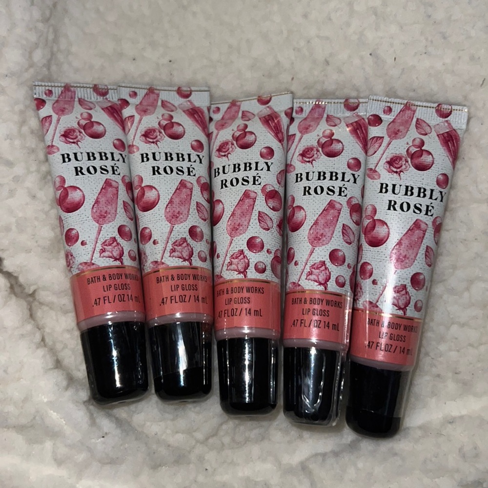 BBW 5pc lip gloss Bubbly Rose